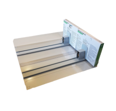 Frontline dobbelt Produkt display med pusher spring