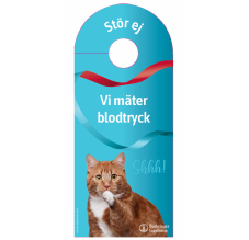 Tystnad, vi mäter blodtryck - Dörrhängare