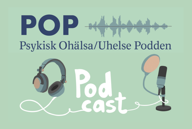 POP Psykisk ohälsa/uhelse podden logo