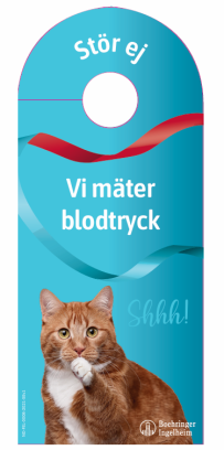 Tystnad, vi mäter blodtryck - Dörrhängare