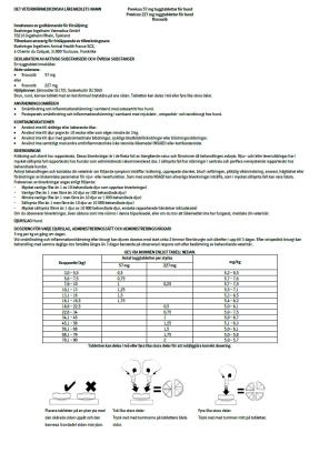 Previcox bipacksedel